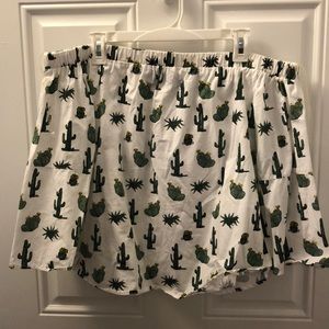 off the shoulder cactus top